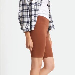 Brixton High-Waisted Brown Women's Shorts